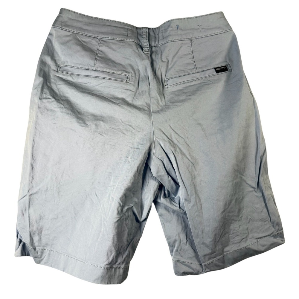 Hollister Classic Short Mens 26 Light Blue Good Epic Flex Chino Shorts - Picture 2 of 7
